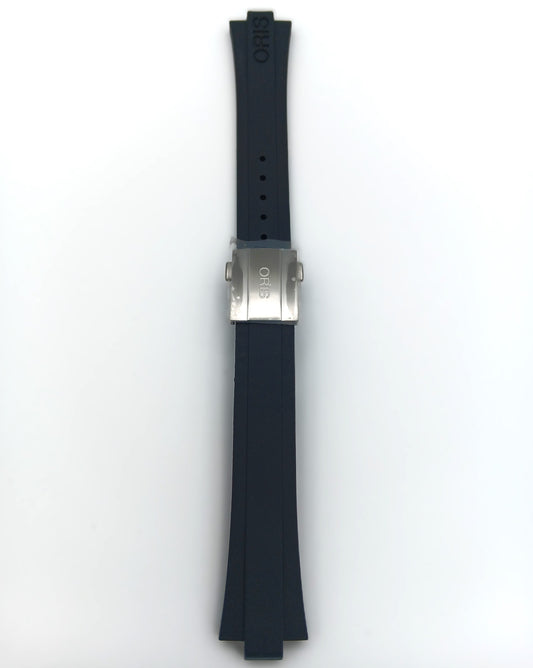 Oris 7652 Caoutchouc-strap black with clasp 07 4 18 34