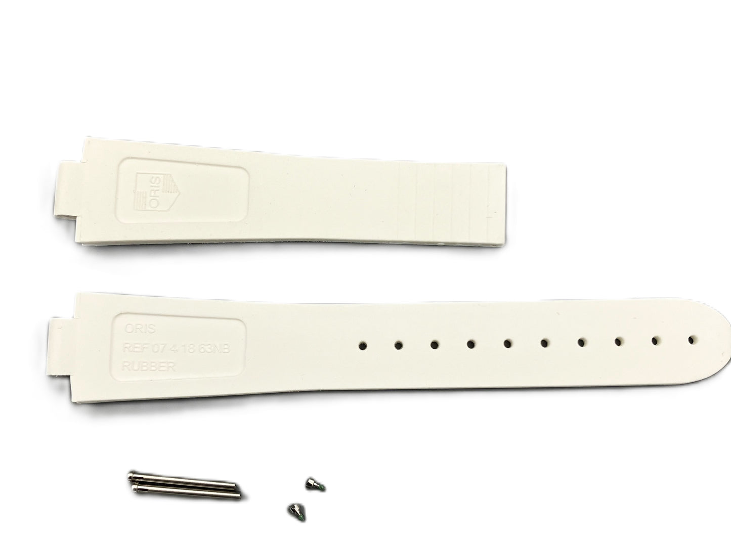 Oris 7731 Rubber strap white, no clasp 07 4 18 63NB