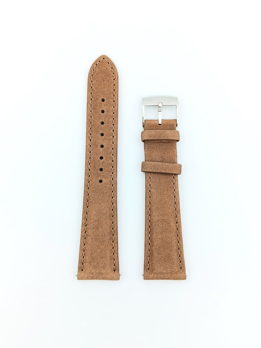 Oris 7741 leather strap brown 20mm 07 5 20 63
