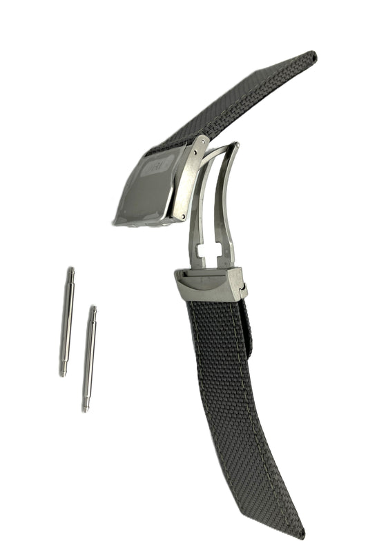 Oris 7705 textile strap grey with clasp 23mm 07 5 23 17FC