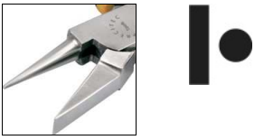 Flat/round nose pliers MSA11.807