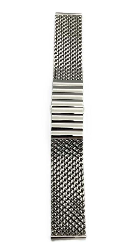 Mesh bracelet polished 20mm x 150mm - STAIB