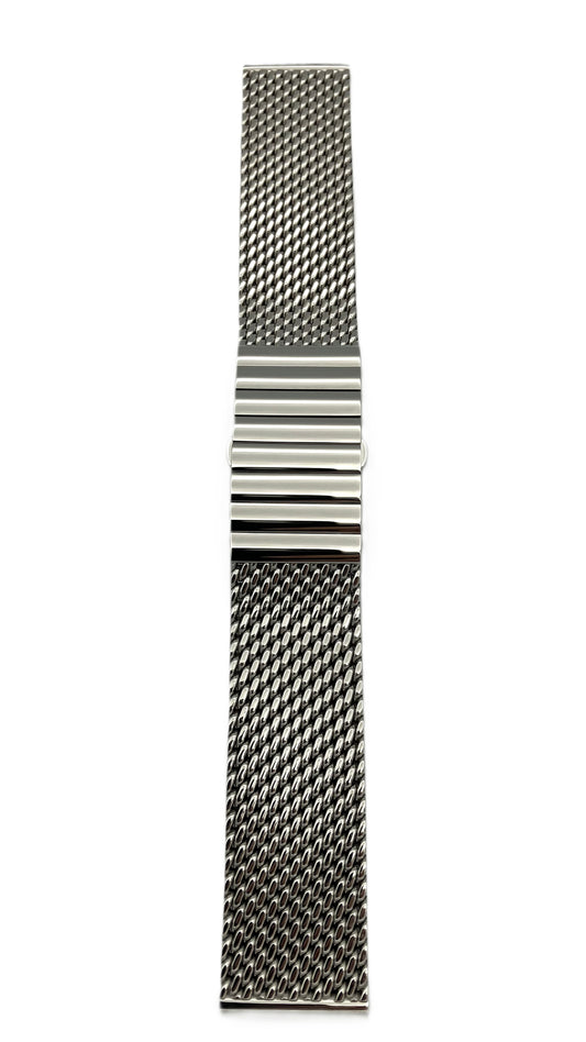 Mesh bracelet polished 22mm x 170mm - STAIB