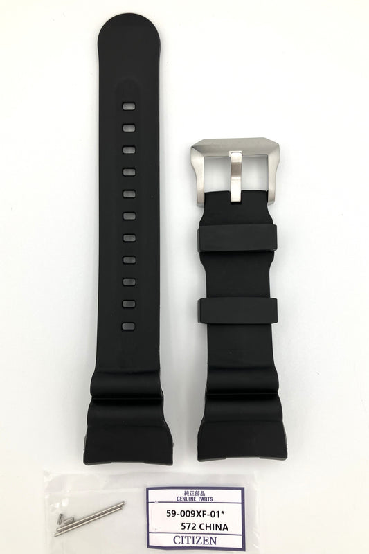 Citizen BN1024 / BN1025 rubber strap black 59-009XF-01