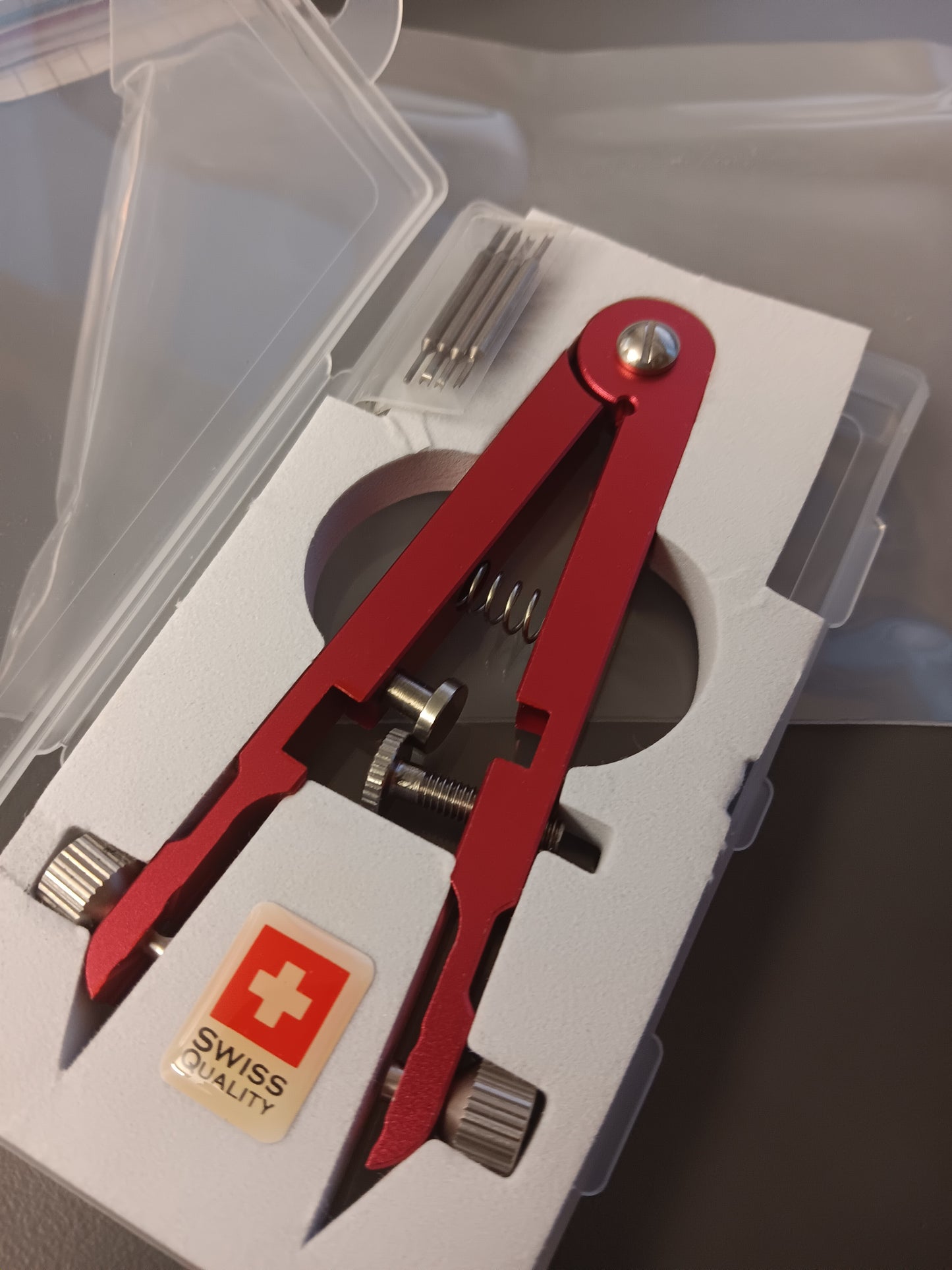 Spring bar tool pliers