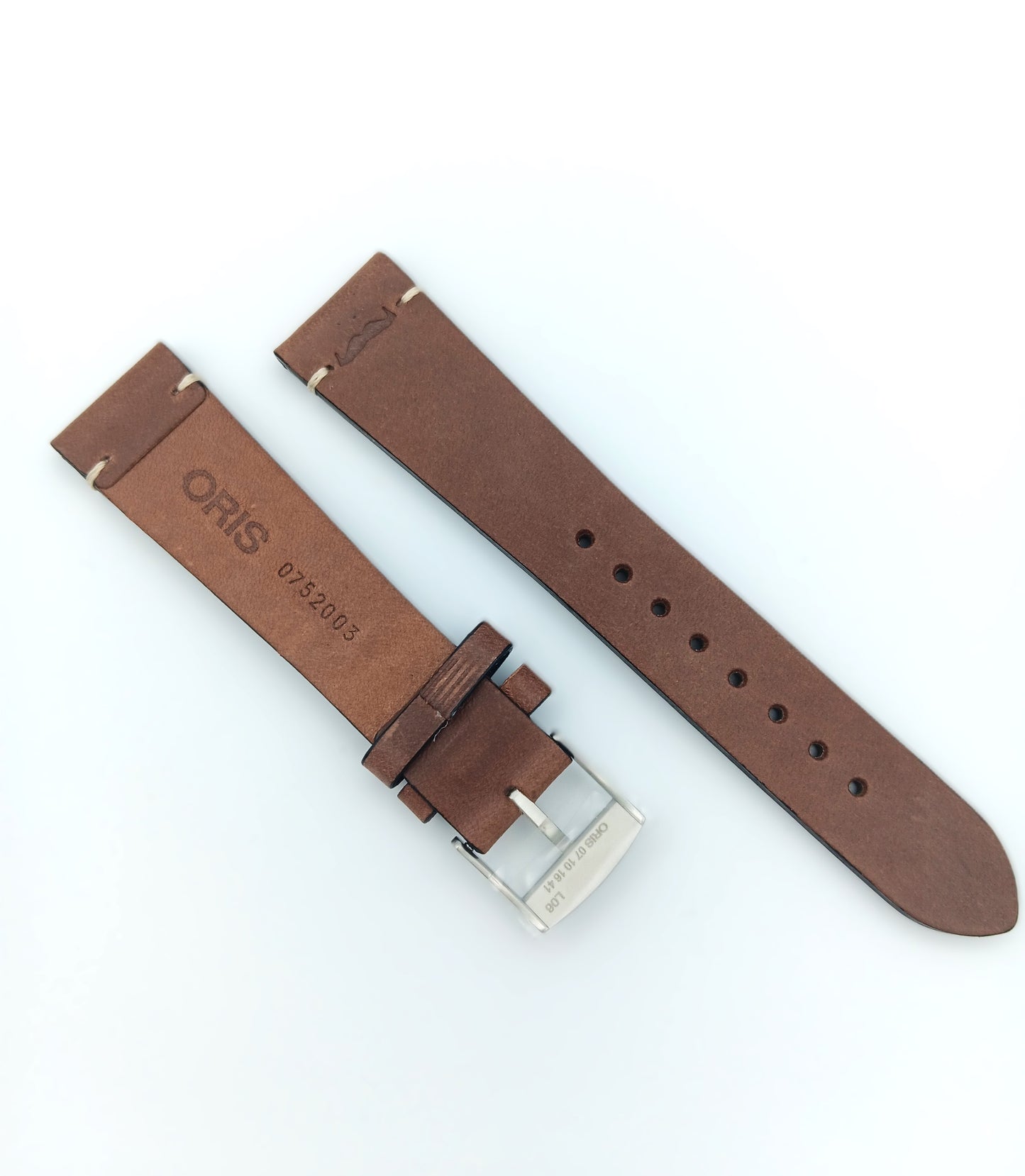 Oris 7707 Movember Leather strap brown 20mm 07 5 20 03