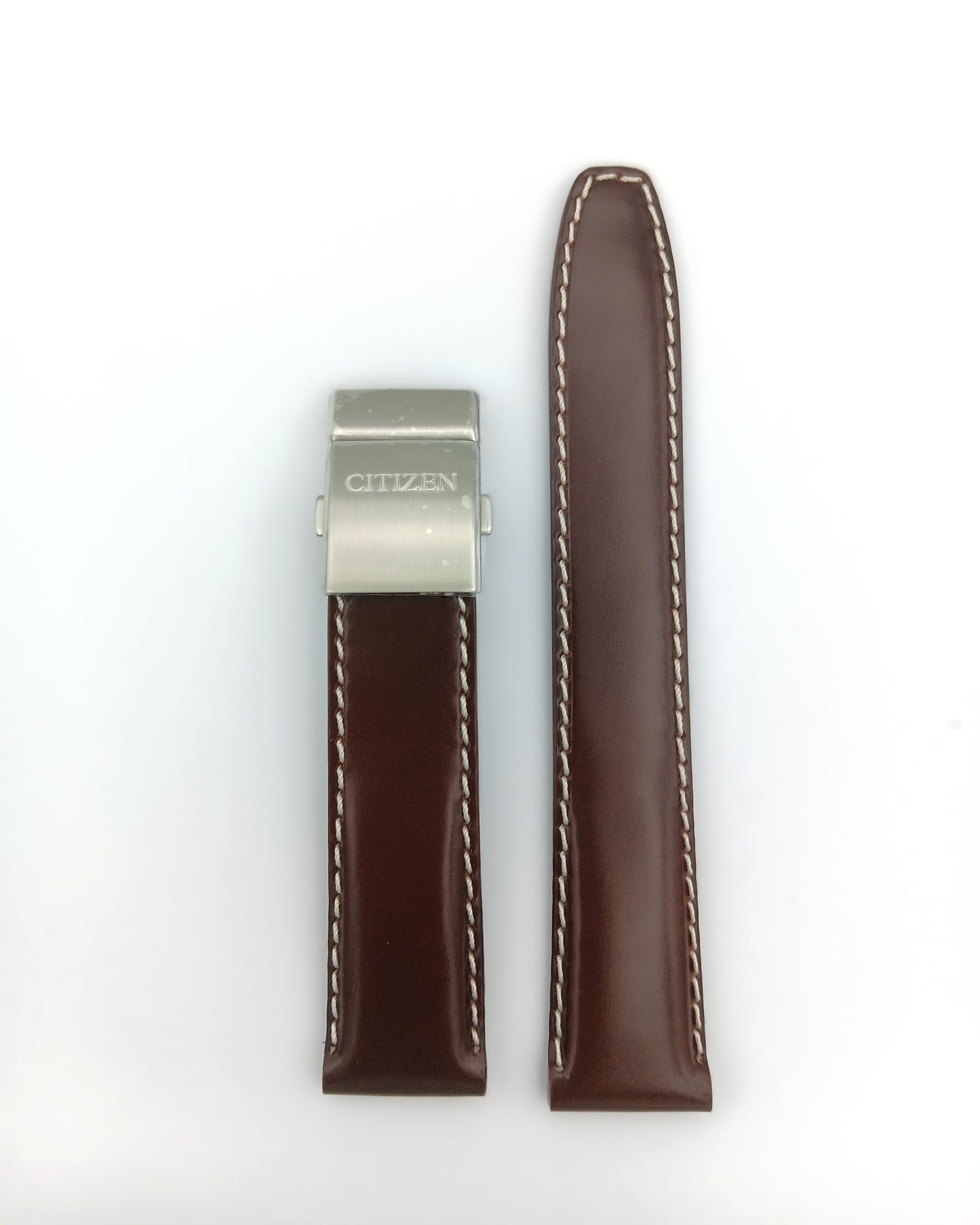 Citizen BJ7010-24W Leather strap brown with clasp 22mm 59-S51702