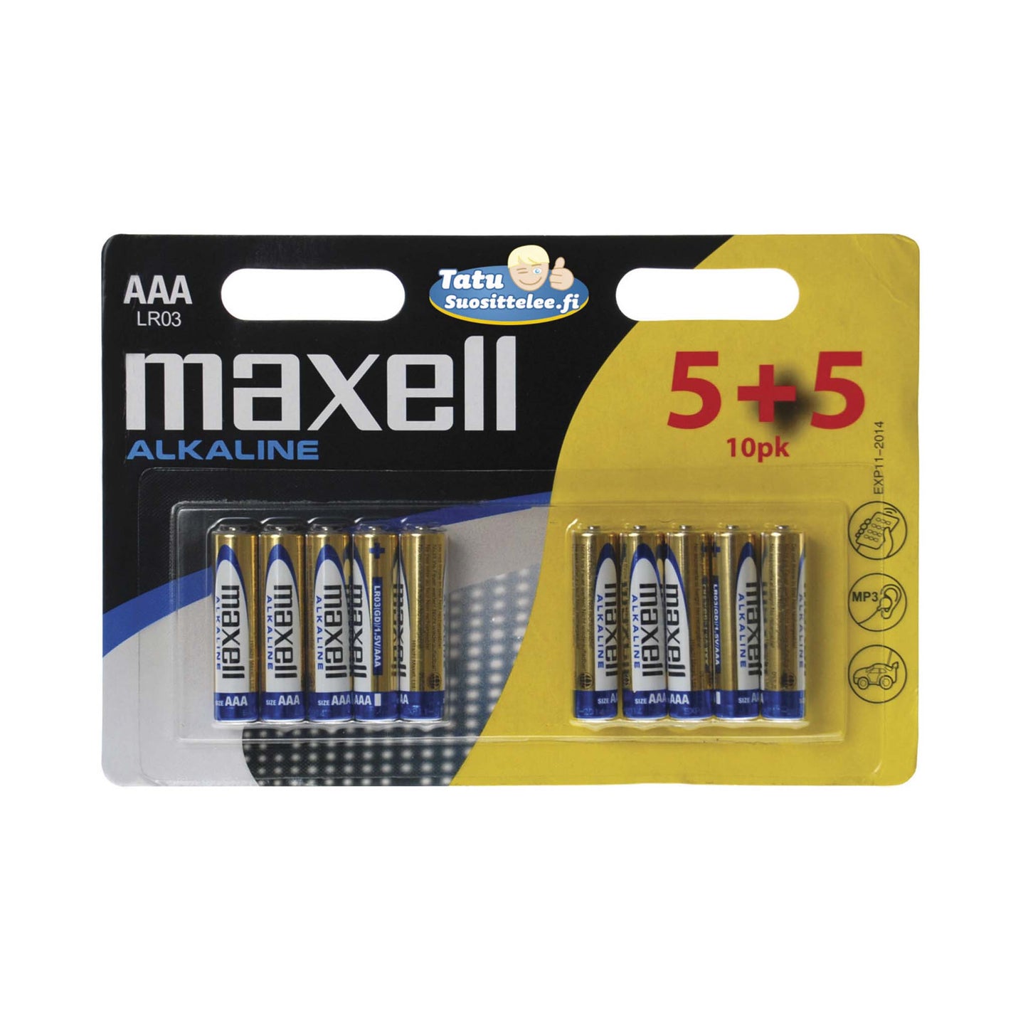 Maxell LR3 battery AAA 10pcs